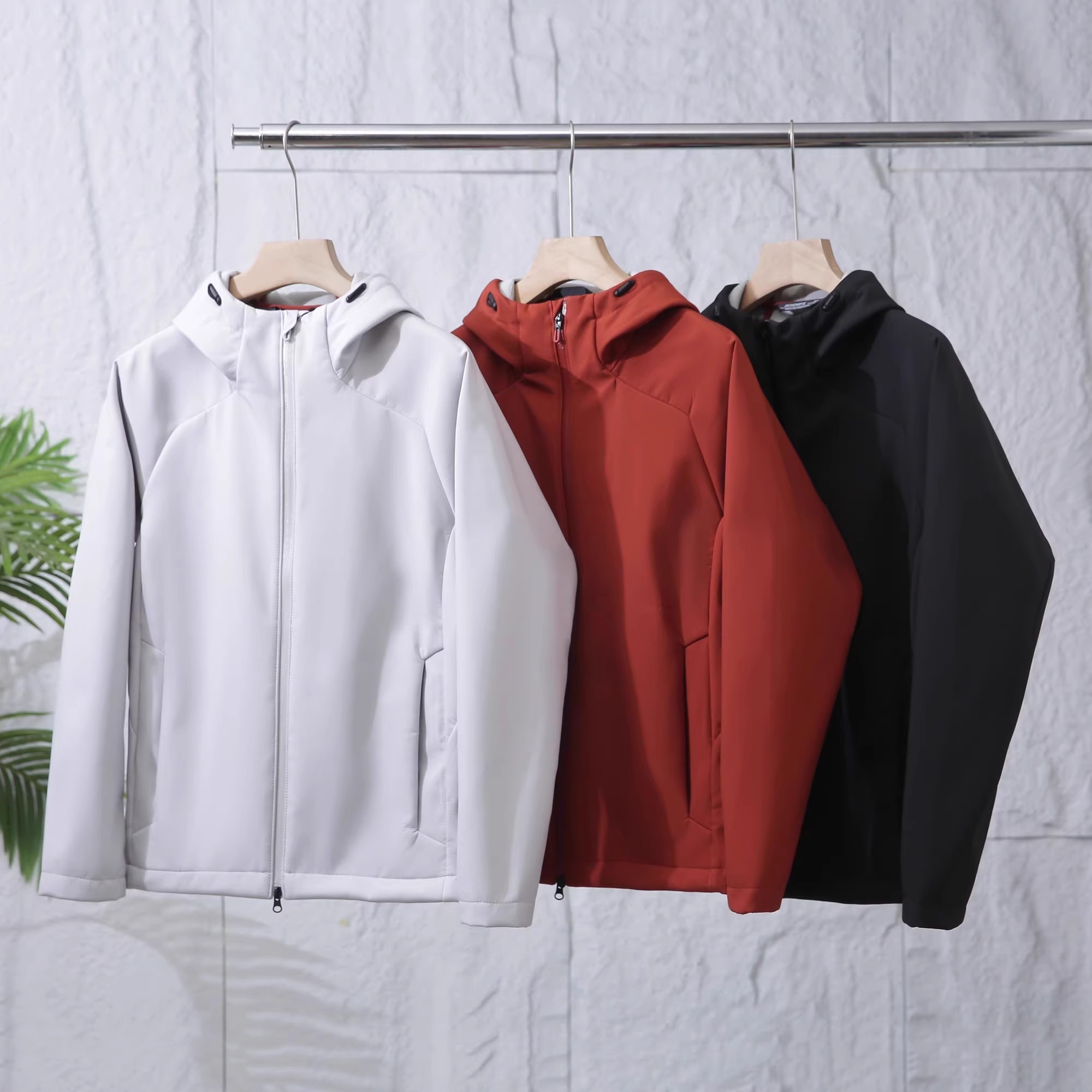 线下2190！复合科技暖绒！速暖速热！3D立裁男秋冬户外连帽软壳衣