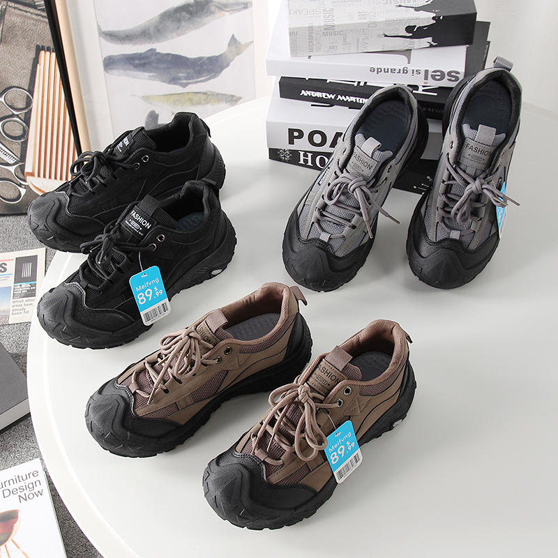 出口单！原89.99美刀！减震舒适！男时尚网面透气徒步运动休闲鞋