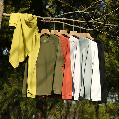 性价比爆表！速干透气！亲肤大弹力！新款男士户外运动打底衫T恤