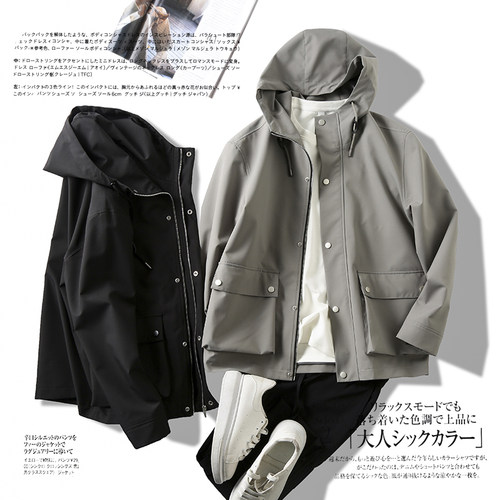 反季清货 M65工装 立体裁剪 秋季新款男士连帽户外三防夹克外套