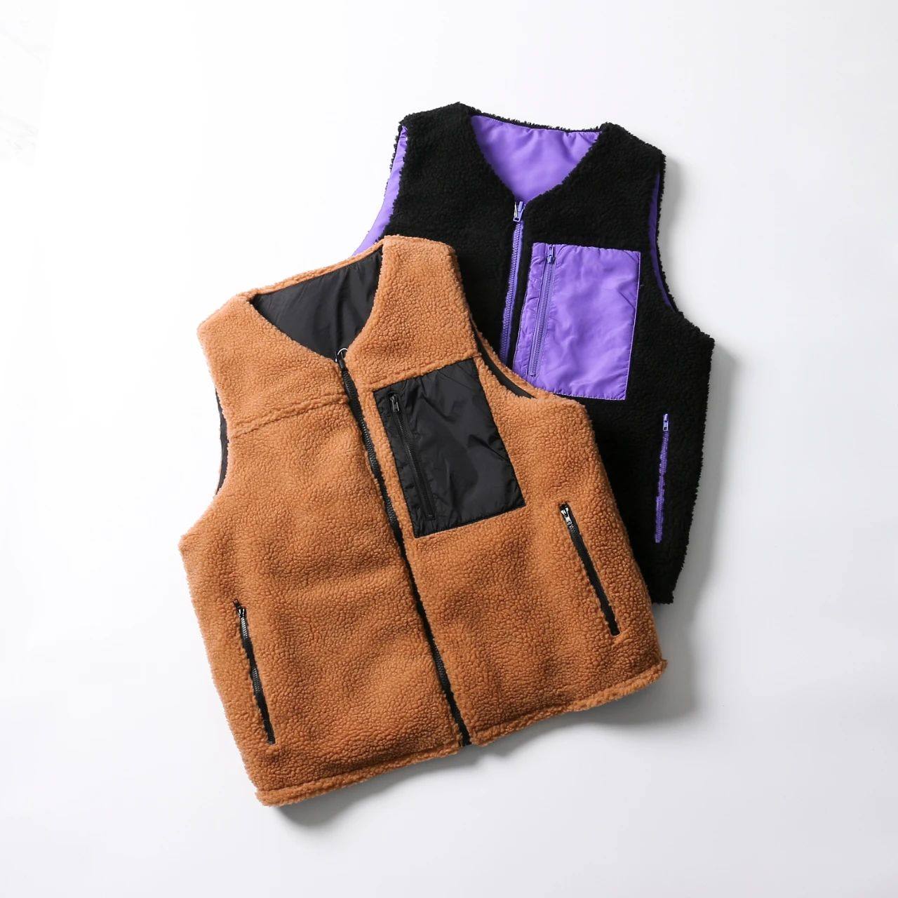 欧洲潮簰！可双面穿！颗粒仿羊羔绒！秋冬男女款时尚加厚马甲背心,男装,常规马甲,淘宝优惠券,粉丝福利购,淘宝优惠卷