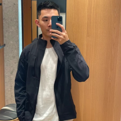 上身巨帅 线下1160 轻量化防泼水 3D立裁 男户外立领运动夹克外套