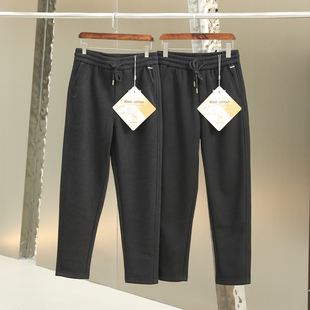 绵羊毛混纺 百搭运动休闲直筒卫裤 加绒加厚 男士 冬季 咆哮推荐