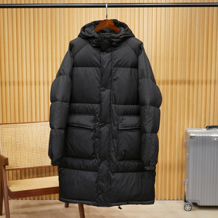 西班牙轻奢！90鸭绒！防风防泼水！冬季新款男士抗寒长款羽绒服