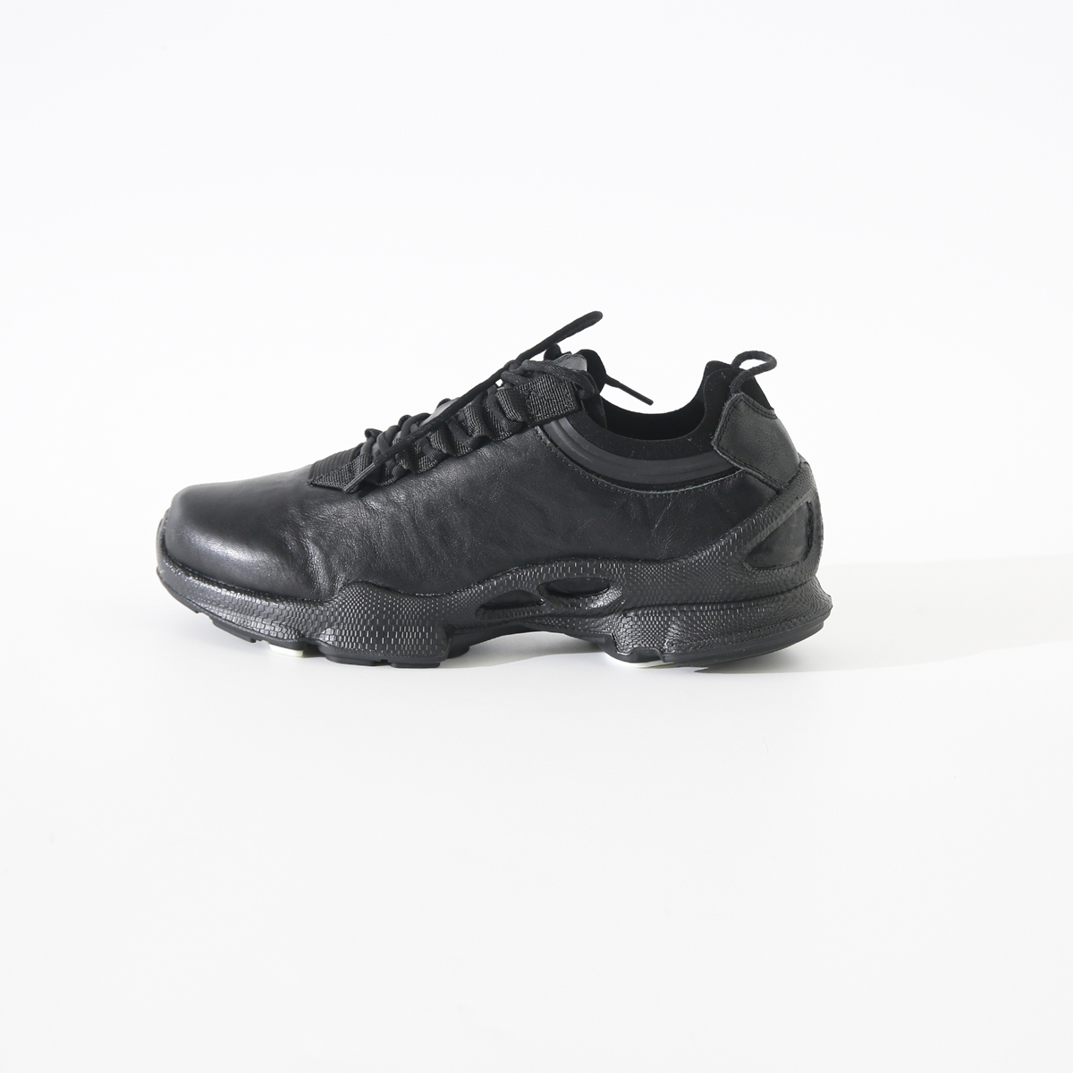 原厂无标 柜2000+ 头层牛皮 减震回弹 户外休闲运动鞋男真皮跑鞋