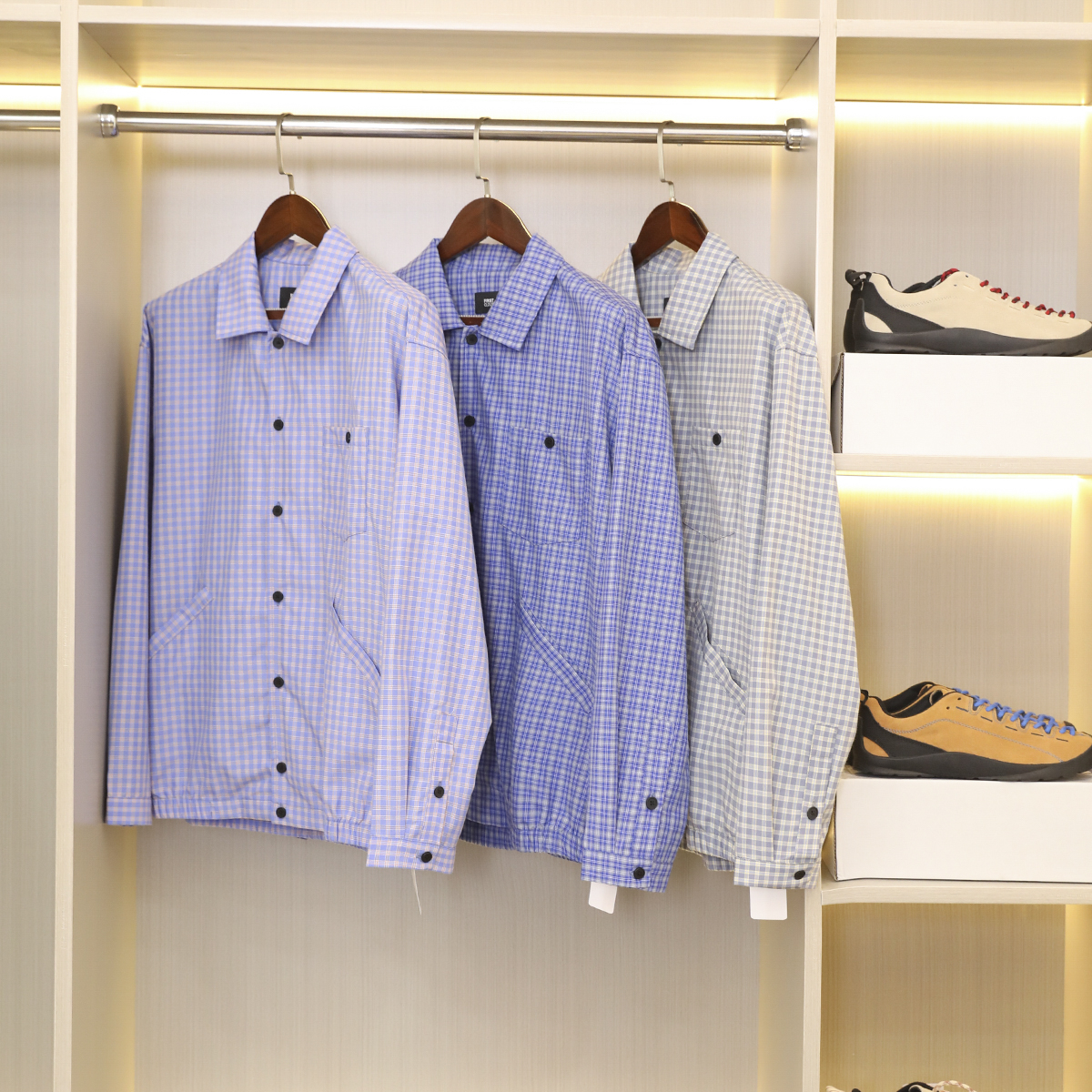 设计师线 文艺复兴 复古腔调 新款男士衬衫式翻领薄款夹克外套