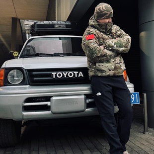 军版阿瞳木 硬汉风 科技棉 防风防泼水 冬季男士户外立领棉服棉衣