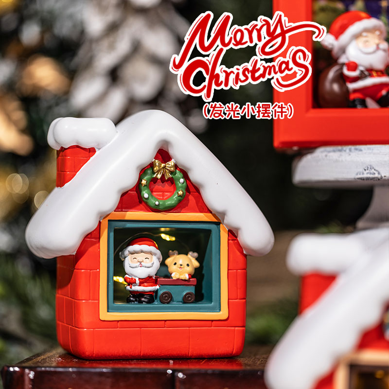 圣诞节装饰品场景布置装扮小夜灯