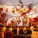 新年彩灯2026过年阳台挂件春节福字闪灯串灯led灯笼氛围装 饰灯带