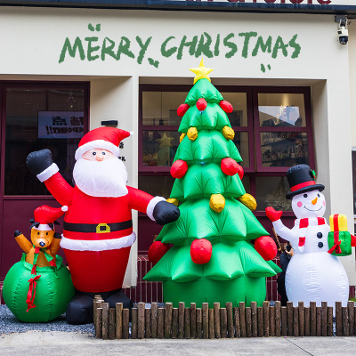 圣诞节户外店铺大型圣诞树气模