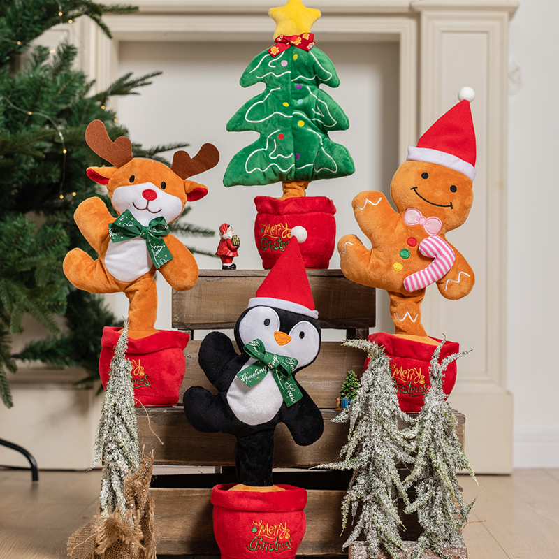 圣诞节礼物儿童摇摆圣诞树摆件