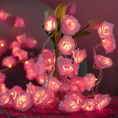 LED玫瑰花灯浪漫挂灯饰