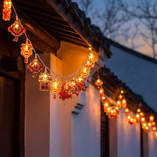 2026马年春节新年装饰灯led大吉气氛灯福字小灯笼彩灯串灯氛围灯