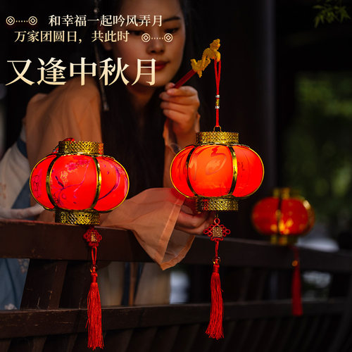 过新年灯笼挂饰古风宫灯手工diy