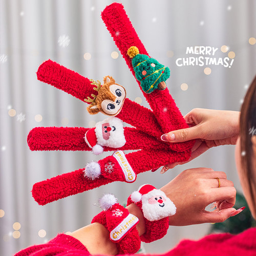 圣诞节装饰啪啪手环儿童玩具