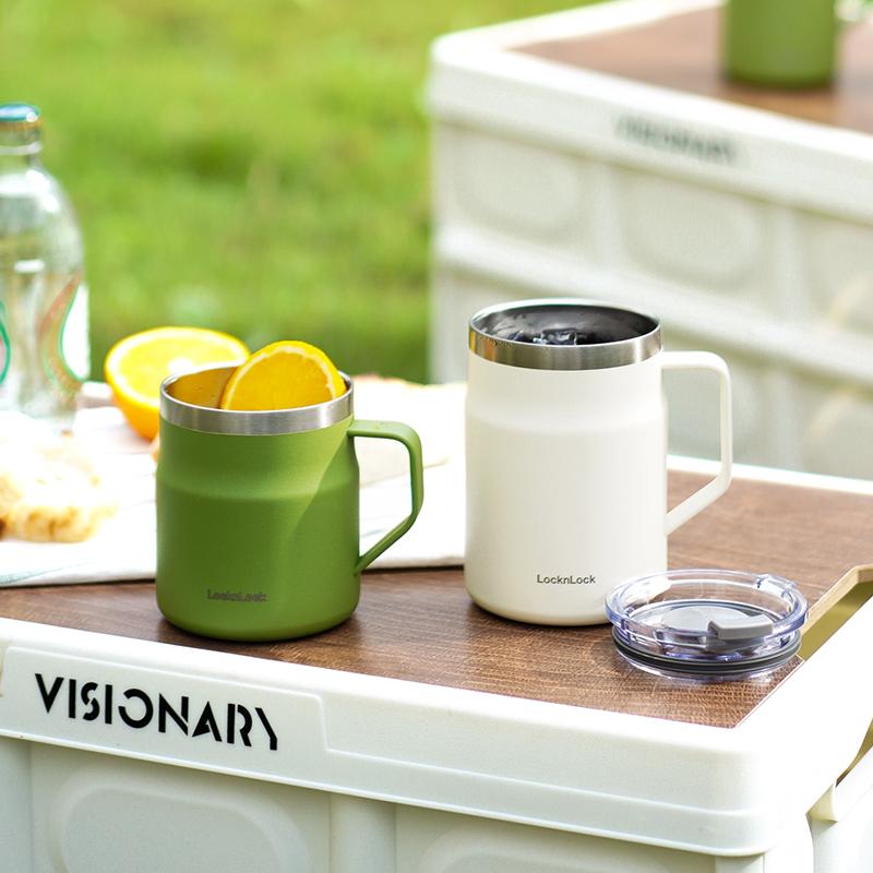 乐扣乐扣保温杯不锈钢马克杯