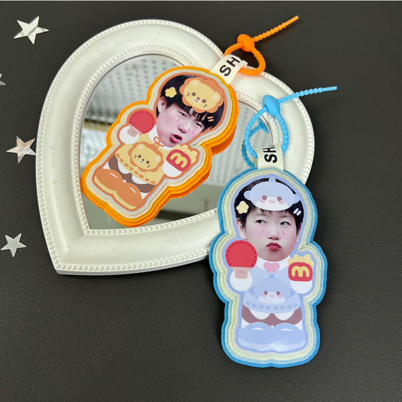 莎头cp不织布挂件孙颖莎吊饰礼物