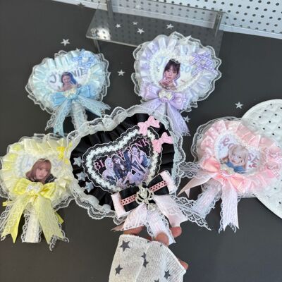 BLACKPINK手持镜蕾丝挂件应援棒