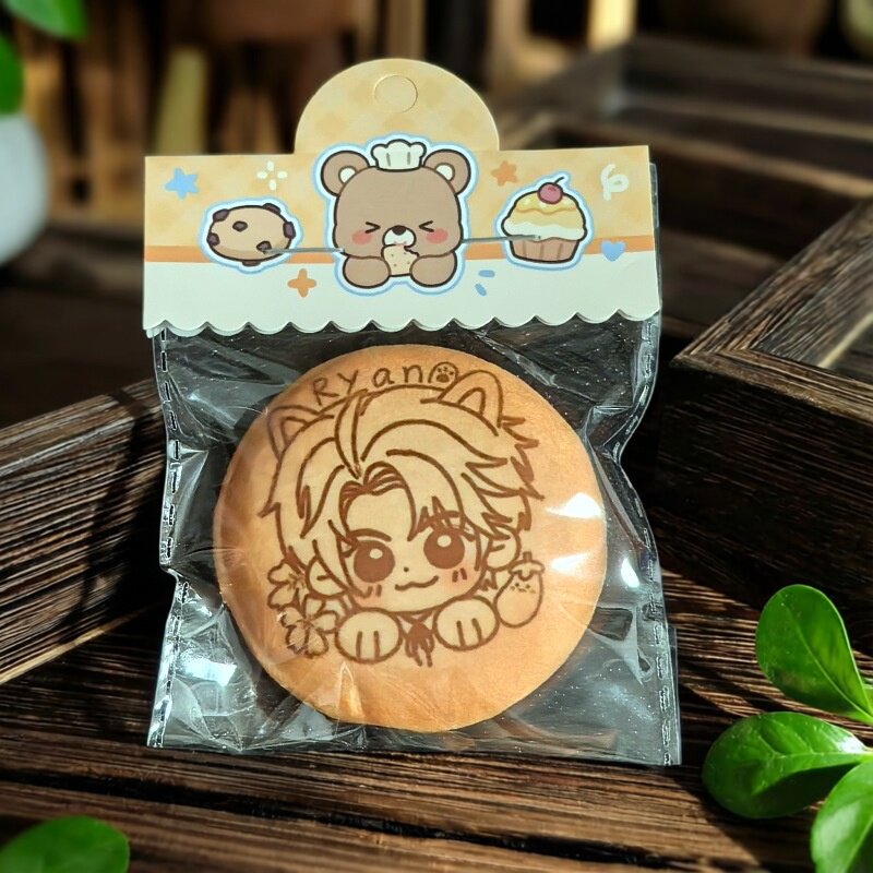 丁禹兮毛绒饼干吧唧徽章应援挂件
