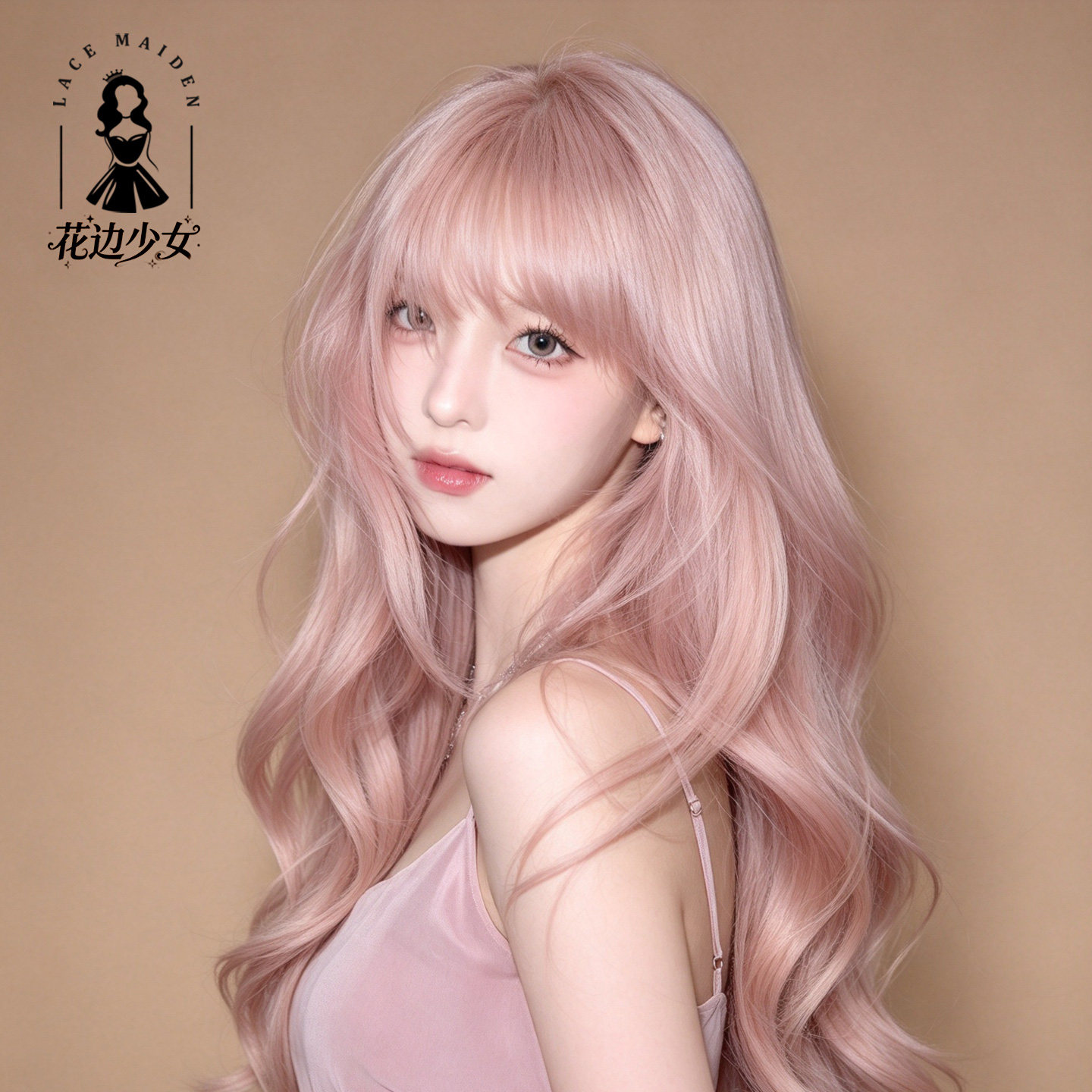 长卷发假发花边少女Lolita洛丽塔