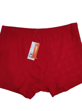 新一系YJ55351新1系YJ65351情侣男女红喜庆鸿运提花福字高腰内裤