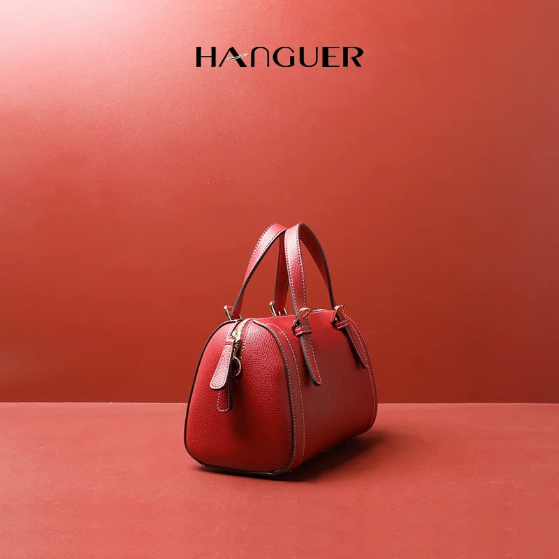 Red pillow for bride, shoulder bag