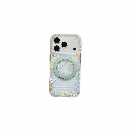 ins花朵360°旋转支架苹果壳