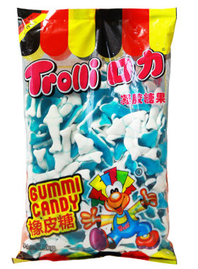 Trolli口力橡皮糖现货整包销售水果味零食软糖多样水果缤纷软糖果