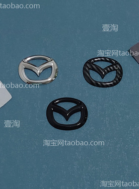 适用马自达3马6阿特兹昂克赛 CX5CX4CX30 CX50方向盘标覆盖装饰贴