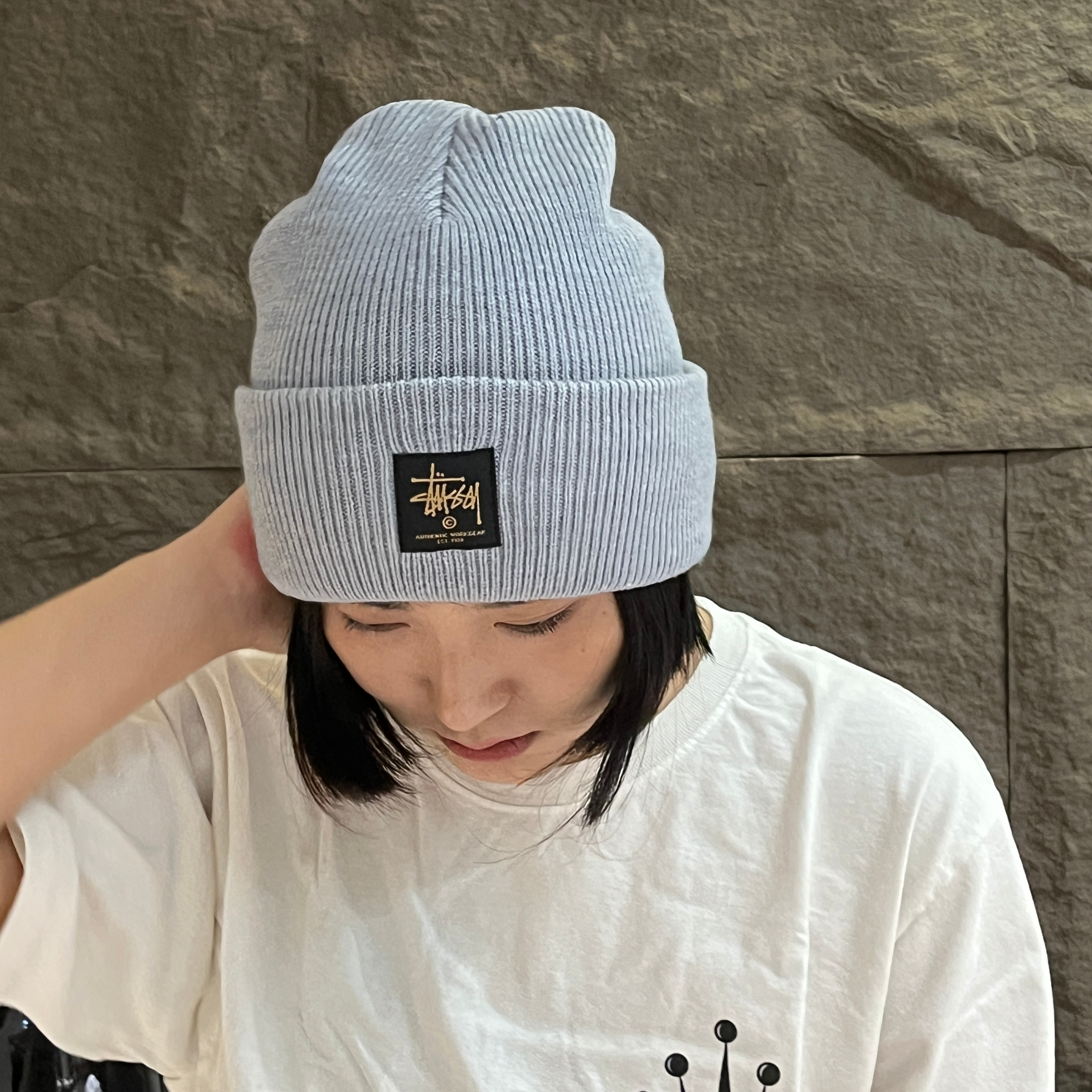 stussy冷帽冬天滑雪外出