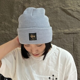现货 澳版Stussy斯图西 百搭防寒秋冬情侣针织帽潮流保暖冷帽男女