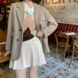 Юбка в складку, высокая талия