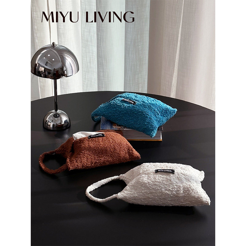 MIYU LIVNG 针织线编纸巾袋挂式车载纸巾盒客厅卧室装饰抽纸收纳,收纳整理,纸巾套,淘宝优惠券,粉丝福利购,淘宝优惠卷