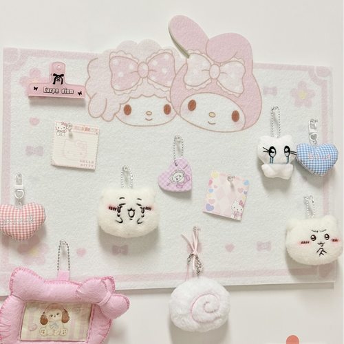 超萌可爱卡通免打孔毛毡墙贴展示板照片背景墙留言板客厅墙面装饰