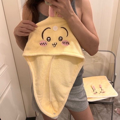 乌萨奇干发帽女超吸水速干家用宿舍加厚浴帽洗头珊瑚绒干发毛巾