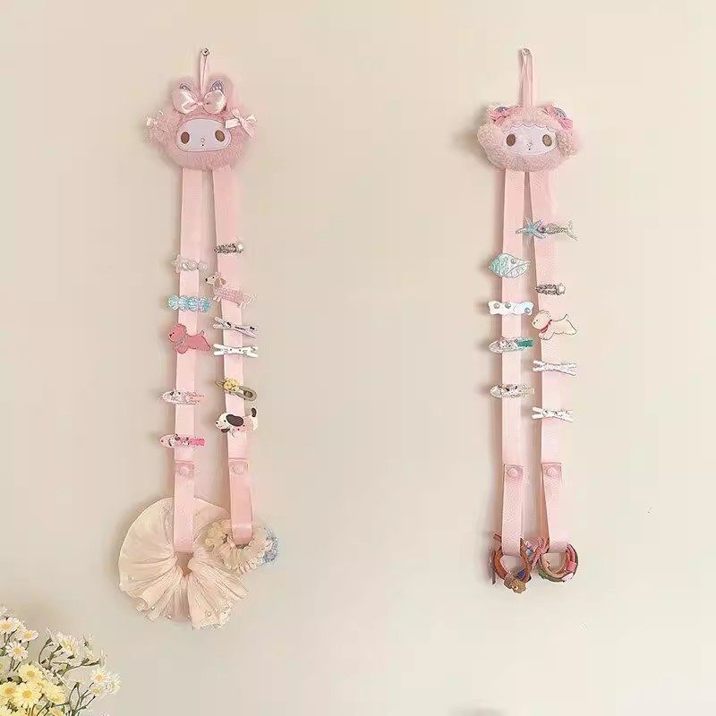 可爱卡通发饰收纳挂墙粉色少女心发夹发圈整理神器懒人儿童挂袋,童装/婴儿装/亲子装,发饰,淘宝优惠券,粉丝福利购,淘宝优惠卷