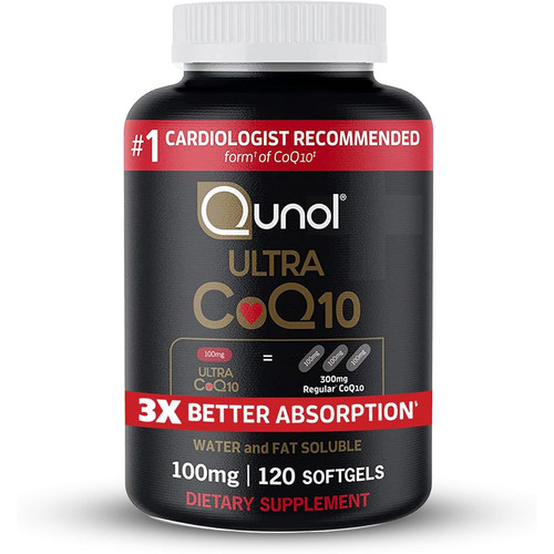 美国洛杉矶直邮 Qunol CoQ10软胶囊提升3倍心脏能量辅酶Q10维生素