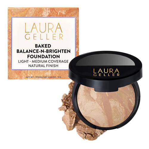 美国洛杉矶直邮LAURA GELLER NEW YORK平衡提亮遮瑕粉底浅色叠加