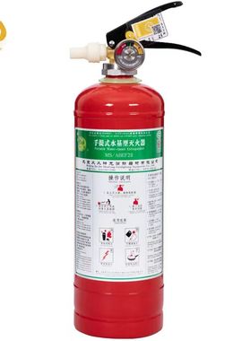 神龙25年新国标低温水基型灭火器2升 车载及商用灭火器MS/ABEF2Ⅱ