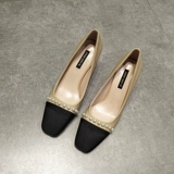 Обувь из жемчуга на высоком каблуке, рабочие комфортные модные туфли