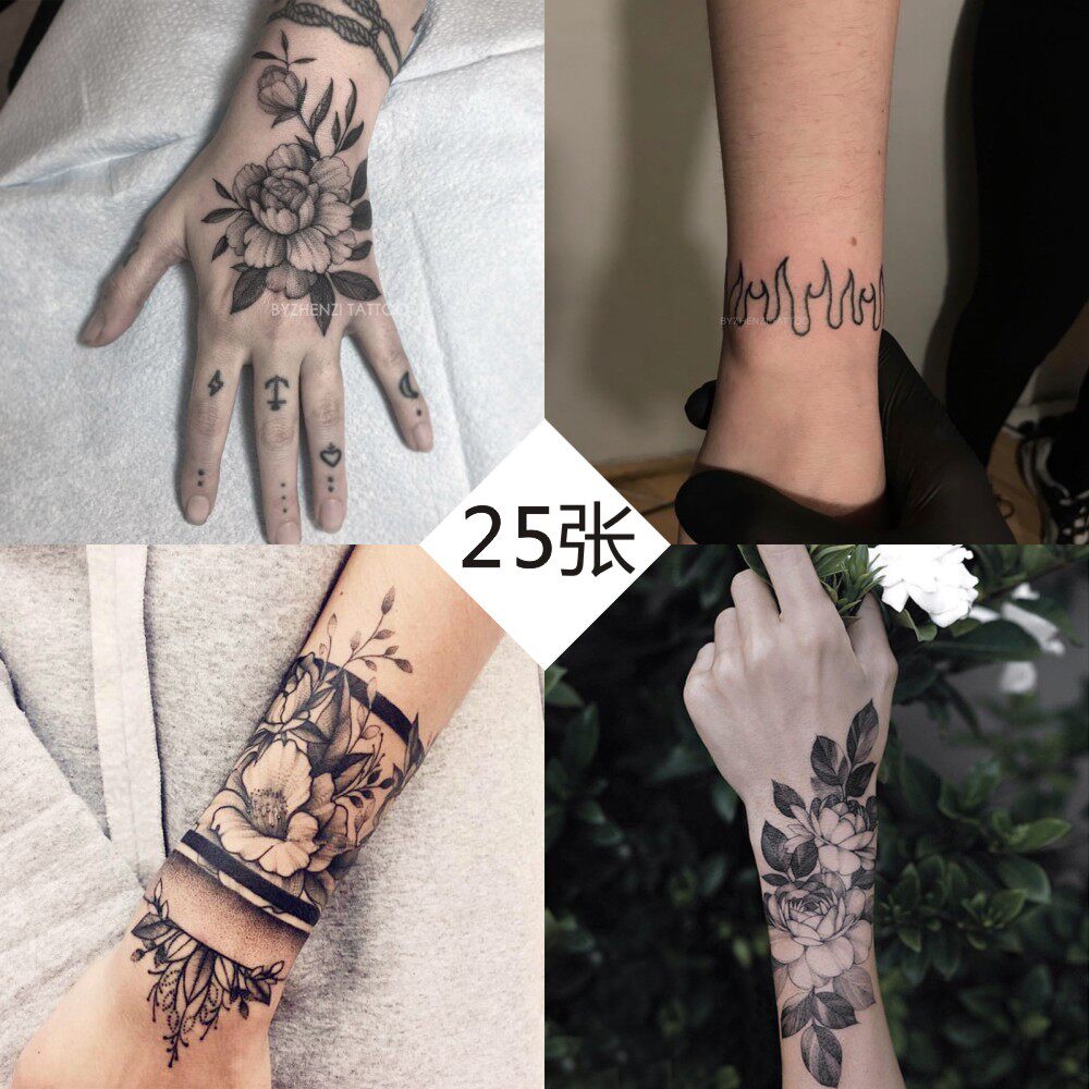 包邮 暗黑系小丑鬼脸 远近渔同款纹身贴  笑脸 逼真纹身贴 刺青