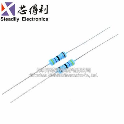 1/2W金属膜电阻 0.5W 1% 1R 100R 470R 1K 10K 100K 5.1K 4.7K 1M