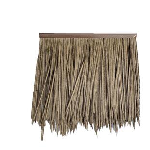 模拟茅草亭塑料稻草铝茅草棚木屋檐农场装饰毛屋顶人造假Pe瓦