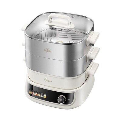 美的（Midea）电火锅 电蒸锅电煮锅火锅专用多功能锅MZ-ZGC282866