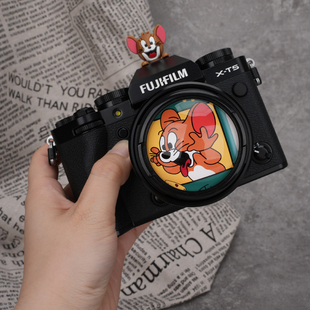杰瑞汤姆猫相机镜头热靴盖适用佳能R50富士XT50尼康索尼ZVE 10等
