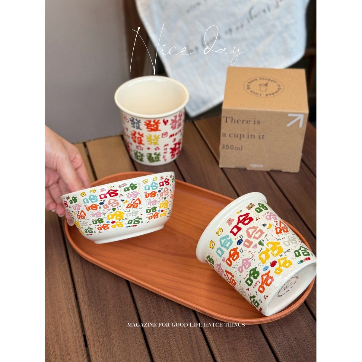 悦檬食器彩色嘻哈饭碗杯子马克杯高颜值餐具陶瓷水杯甜品碗酸奶碗,餐饮具,碗,淘宝优惠券,粉丝福利购,淘宝优惠卷