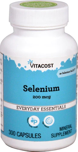大瓶装 美国NSI/Vitacost Selenium硒 200mcg300粒 胶囊 SeLECT硒