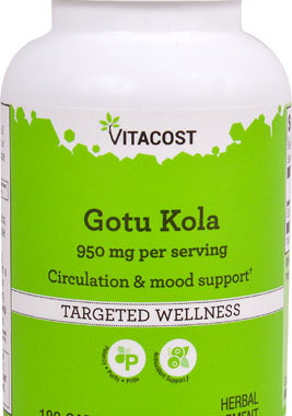 美国原装Vitacost Gotu Kola 雷公根积雪草950mg180粒 紧致皮肤