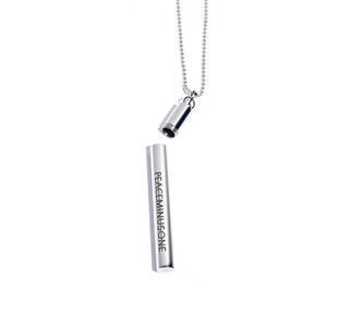 烟管 peaceminusone 项链 SILVER PMO NECKLACE