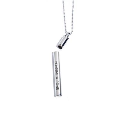 peaceminusone PMO NECKLACE #2 SILVER 烟管 项链